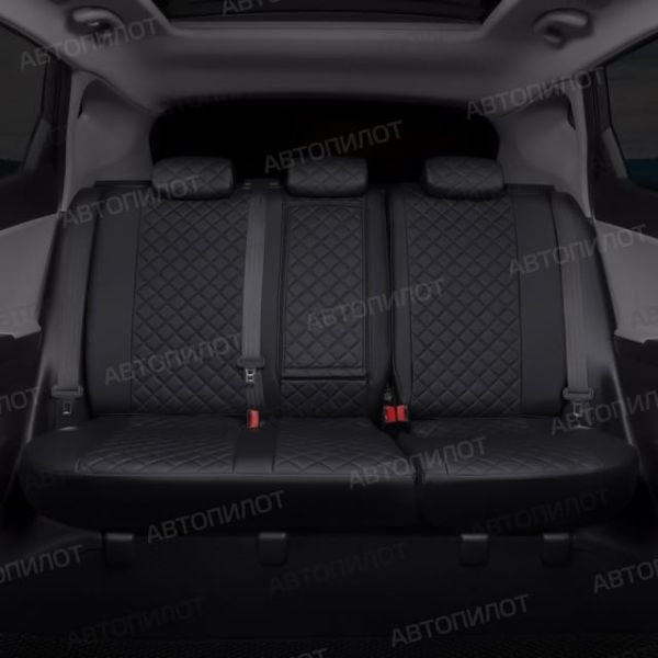 Чехлы Автопилот Экокожа Ромб на Opel Corsa D 2006-2014 г.в. Чехлы Автопилот Экокожа Ромб на Opel Corsa D 2006-2014 г.в.