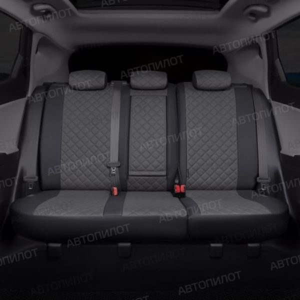 Чехлы Автопилот Экокожа Ромб на Opel Corsa D 2006-2014 г.в. Чехлы Автопилот Экокожа Ромб на Opel Corsa D 2006-2014 г.в.