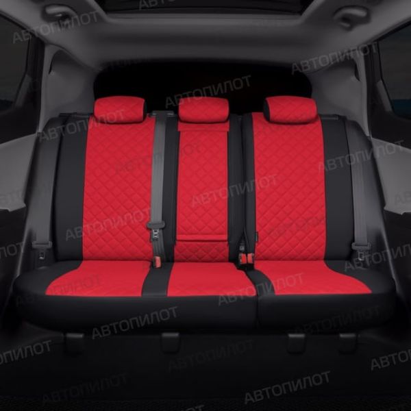 Чехлы Автопилот Экокожа Ромб на Opel Corsa D 2006-2014 г.в. Чехлы Автопилот Экокожа Ромб на Opel Corsa D 2006-2014 г.в.