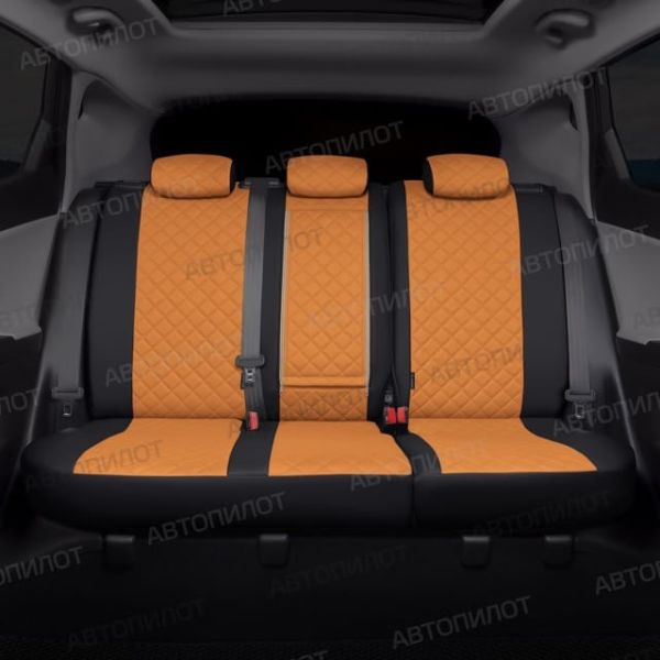 Чехлы Автопилот Экокожа Ромб на Opel Corsa D 2006-2014 г.в. Чехлы Автопилот Экокожа Ромб на Opel Corsa D 2006-2014 г.в.