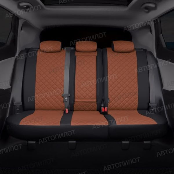 Чехлы Автопилот Экокожа Ромб на Opel Corsa D 2006-2014 г.в. Чехлы Автопилот Экокожа Ромб на Opel Corsa D 2006-2014 г.в.