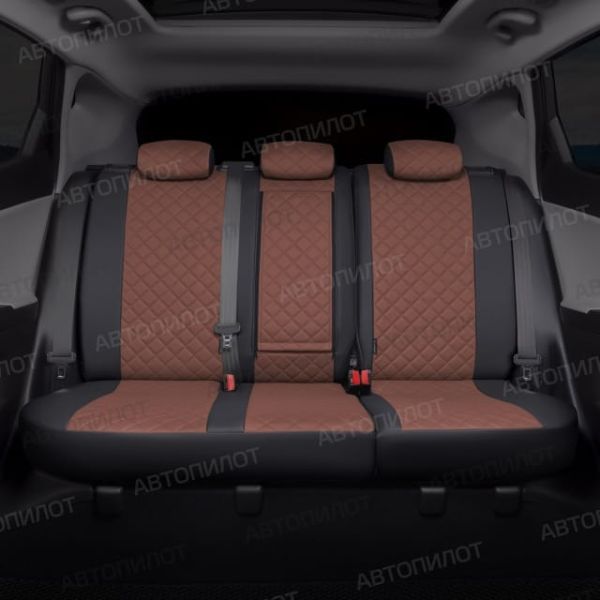 Чехлы Автопилот Экокожа Ромб на Opel Corsa D 2006-2014 г.в. Чехлы Автопилот Экокожа Ромб на Opel Corsa D 2006-2014 г.в.