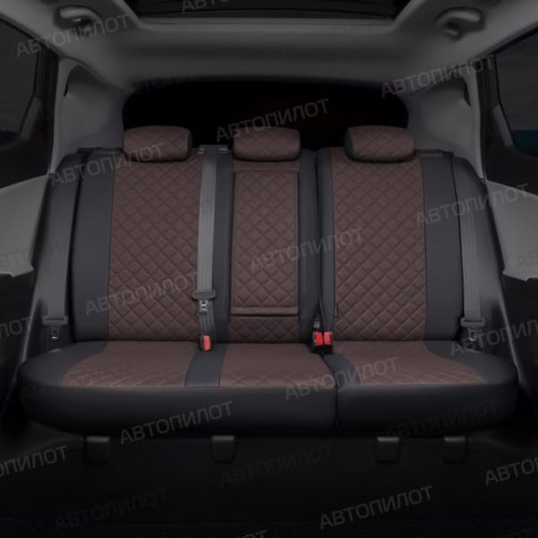 Чехлы Автопилот Экокожа Ромб на Opel Corsa D 2006-2014 г.в. Чехлы Автопилот Экокожа Ромб на Opel Corsa D 2006-2014 г.в.