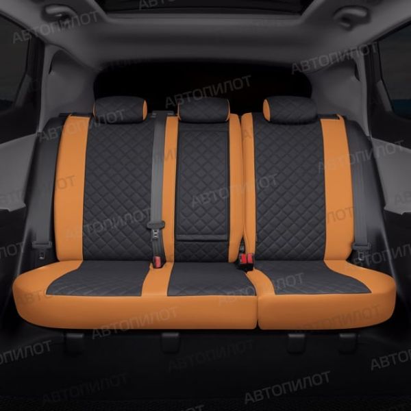 Чехлы Автопилот Экокожа Ромб на Opel Corsa D 2006-2014 г.в. Чехлы Автопилот Экокожа Ромб на Opel Corsa D 2006-2014 г.в.