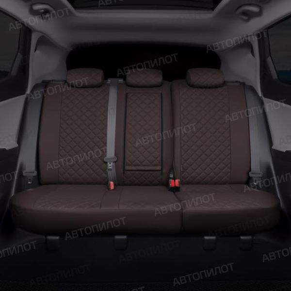 Чехлы Автопилот Экокожа Ромб на Opel Corsa D 2006-2014 г.в. Чехлы Автопилот Экокожа Ромб на Opel Corsa D 2006-2014 г.в.