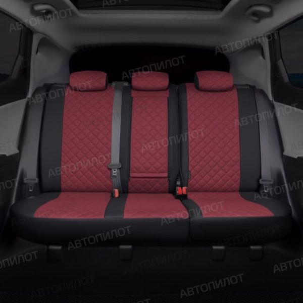 Чехлы Автопилот Экокожа Ромб на Opel Corsa D 2006-2014 г.в. Чехлы Автопилот Экокожа Ромб на Opel Corsa D 2006-2014 г.в.