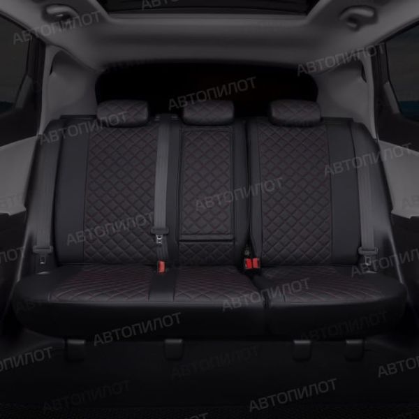 Чехлы Автопилот Экокожа Ромб на Opel Corsa D 2006-2014 г.в. Чехлы Автопилот Экокожа Ромб на Opel Corsa D 2006-2014 г.в.