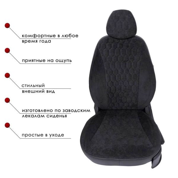 Чехлы Велюр на Haval Jolion Чехлы Велюр на Haval Jolion