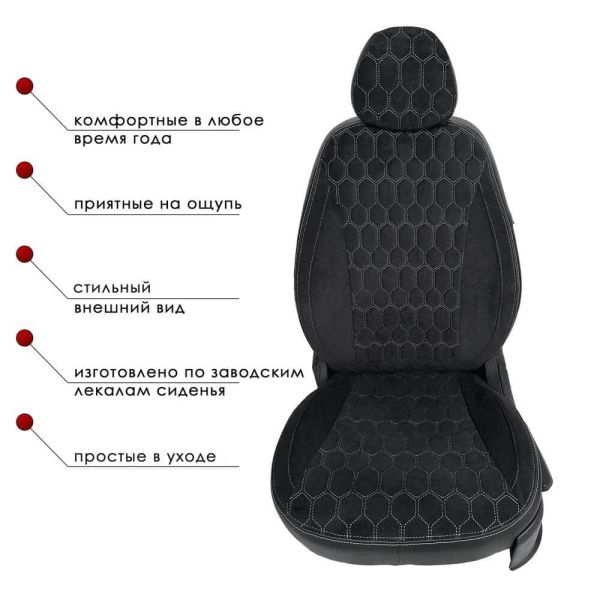 Чехлы Велюр на Haval Jolion Чехлы Велюр на Haval Jolion