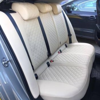 Авточехлы Автопилот бежевый Ромб