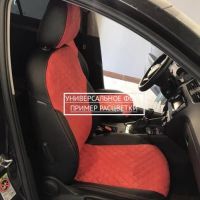 Чехлы Автопилот Алькантара Ромб на Renault Koleos 2008-2016 г.в. Чехлы Автопилот Алькантара Ромб на Renault Koleos 2008-2016 г.в.