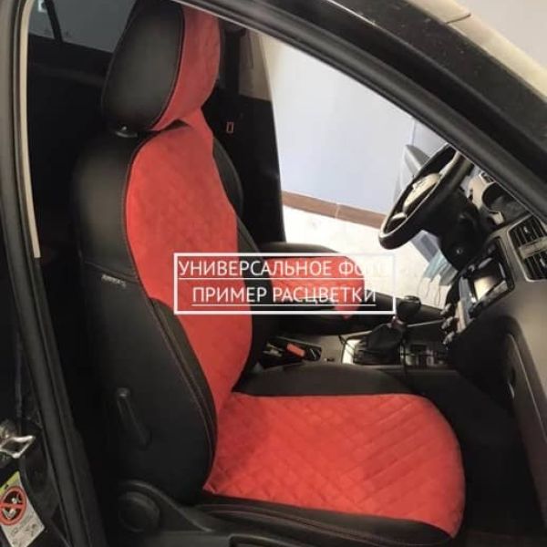Чехлы Автопилот Алькантара Ромб на Renault Koleos 2008-2016 г.в. Чехлы Автопилот Алькантара Ромб на Renault Koleos 2008-2016 г.в.